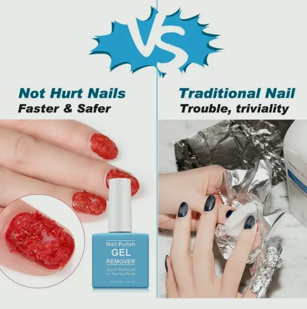 Twin-Pack Gel Nail Polish Remover, Quick Magic Gel Polish