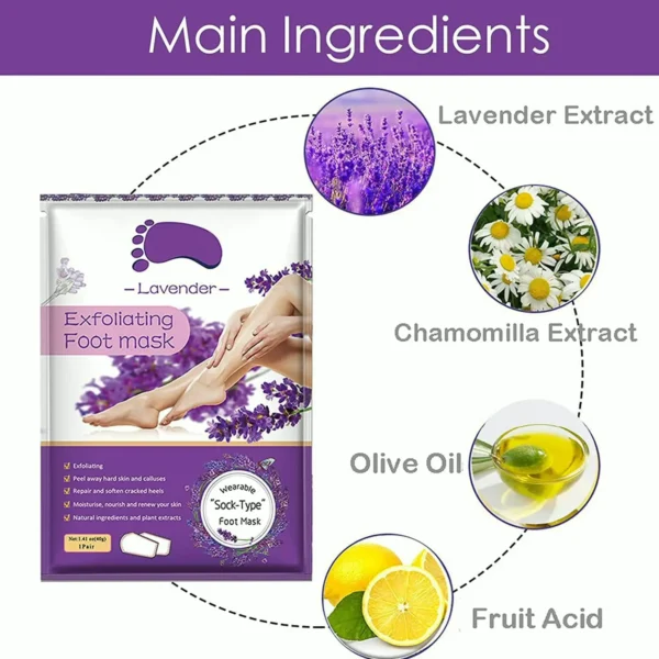 Feet Peel Wraps Pack - Softens Dry Skin