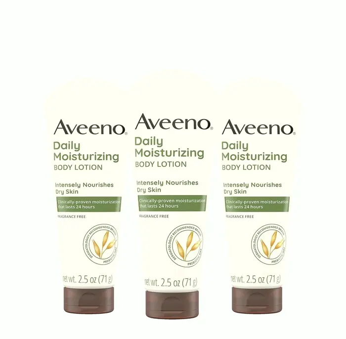 Aveeno Daily Moisturizer, Nourishes Dry Skin, Pack of 3