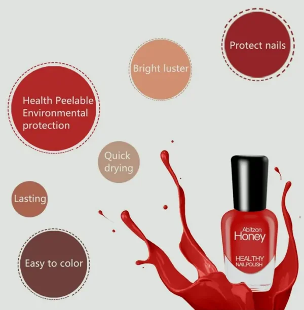 Latest Nail Polish Set (Ten Pieces) - Eco-Friendly, Fast Dry, Easy Peel