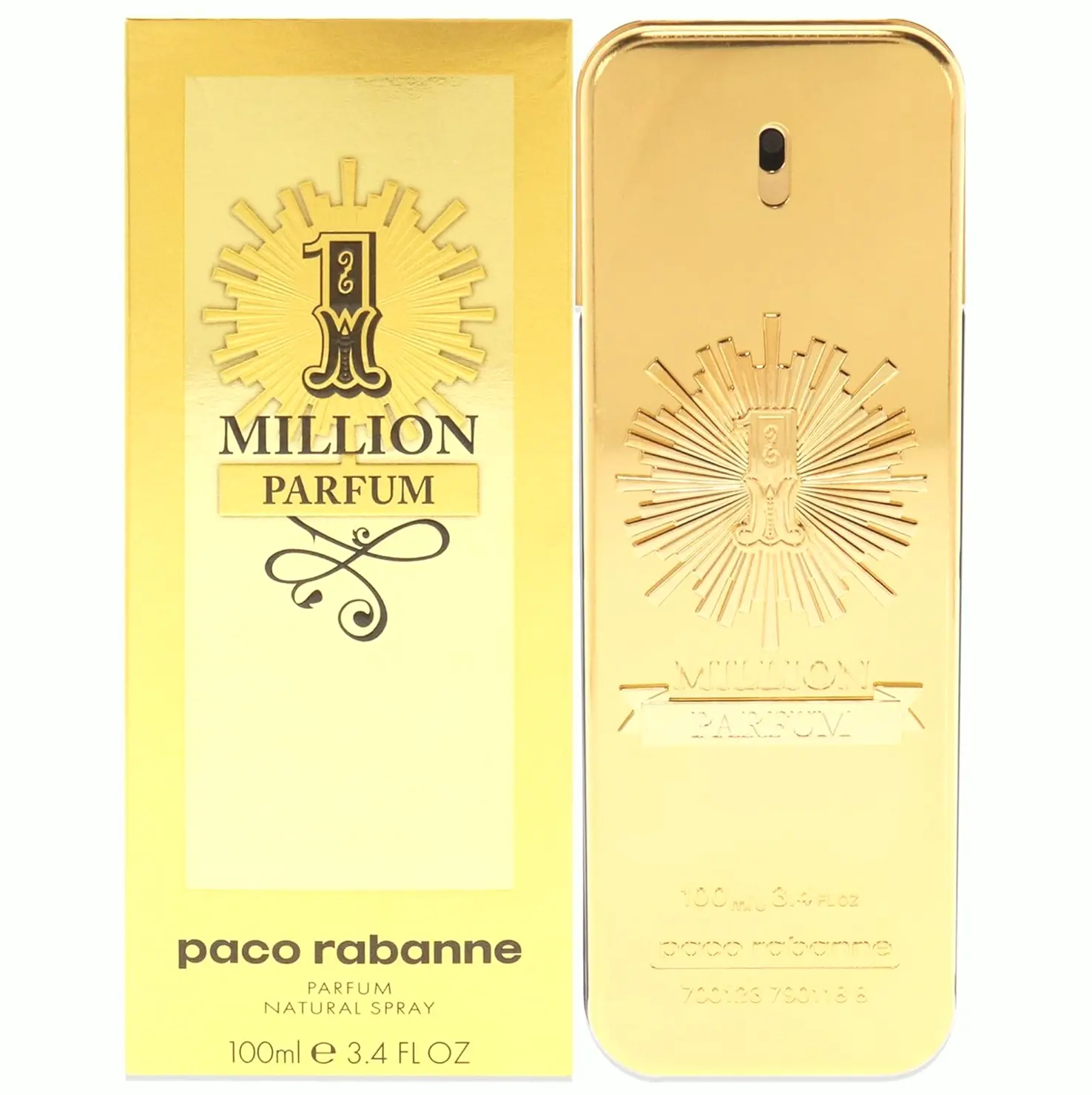 Rabanne 1 Million Perfume Male Spray 3.4 oz