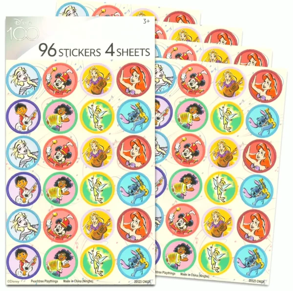 Disney Chapstick Bundle for Children – 6pc Assorted Lipbalm + Stickers