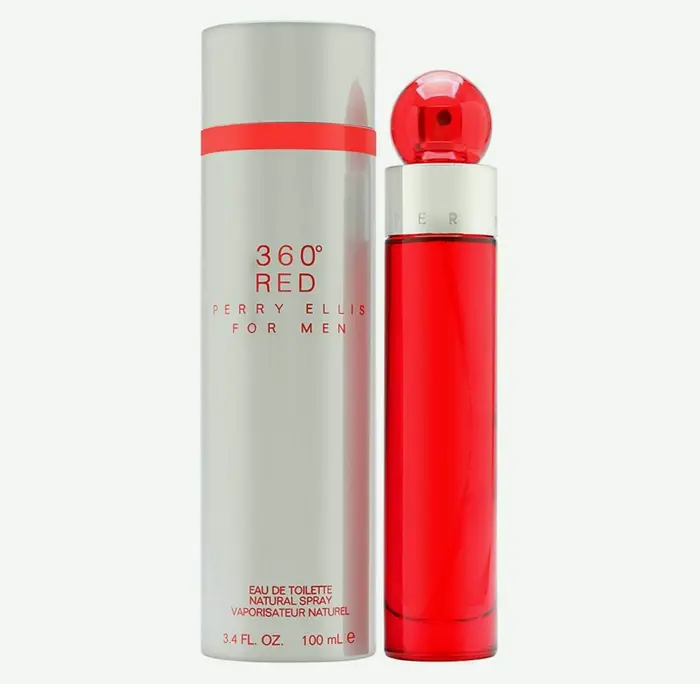 Perry Ellis 360 Red EDT Men's 3.4 oz Gray