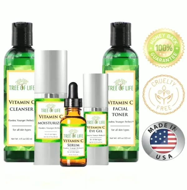 Vitamin C Skincare Set: Moisturizer & Others