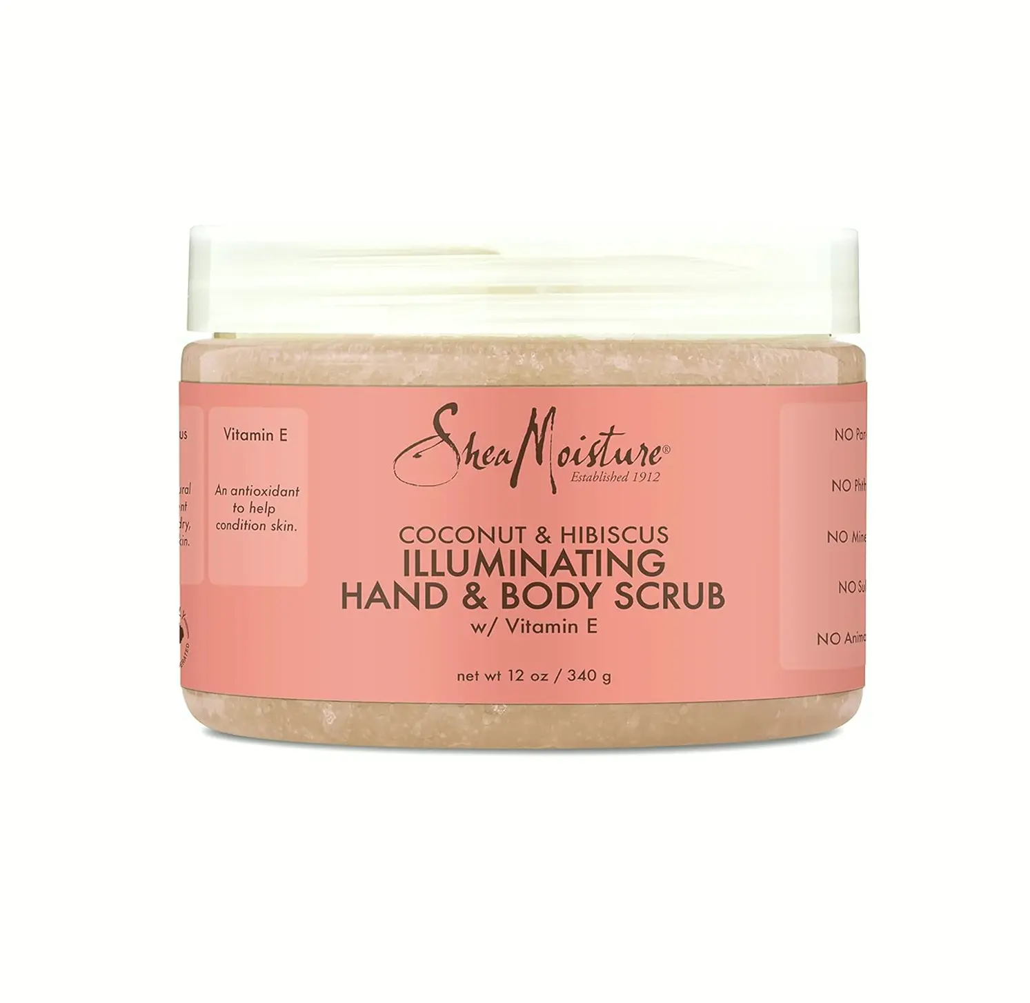 Shea Moisture Coconut & Hibiscus Skin Scrub 12oz