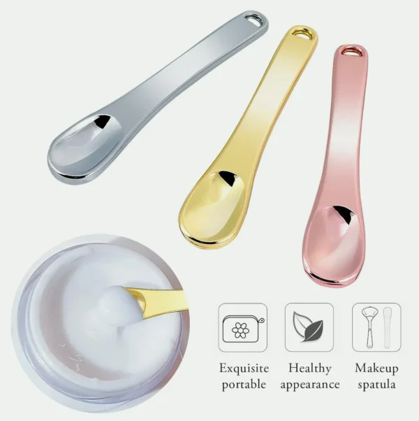 Mini Metal Cosmetic Spatula for Beauty