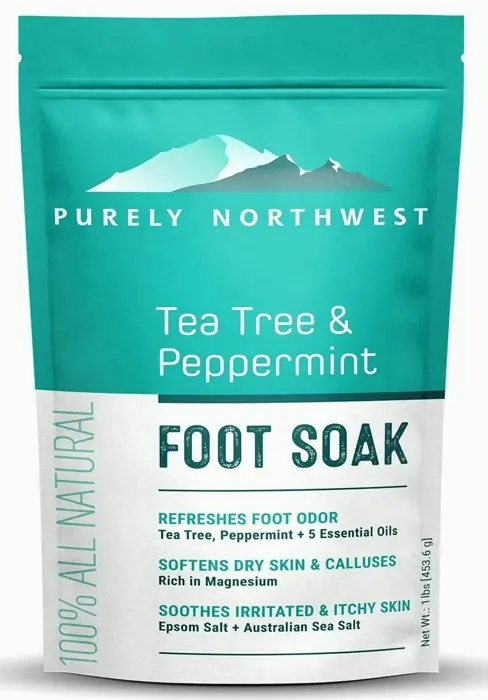 Peppermint Foot Soak and Epsom Salt - 16 Ounces