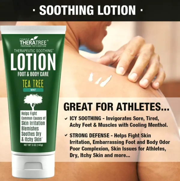 Tea Tree Oil Lotion for Foot: Relieves Discomfort, Smell