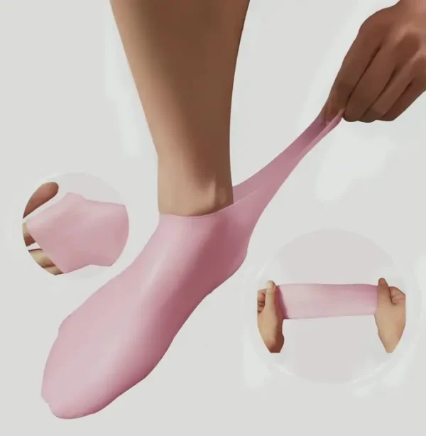 Hydrating Silicone Footwear for Dry Feet - 3 Pairs