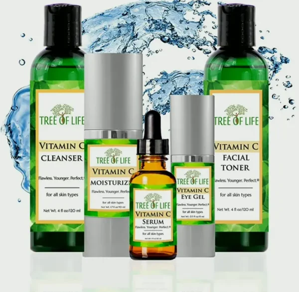 Vitamin C Skincare Set: Moisturizer & Others